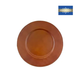 Pelle Brown Charger Plate