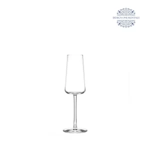 Power Stem Clear Champagne Flute