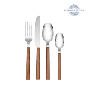 Teak Light Wood Collection Flatware