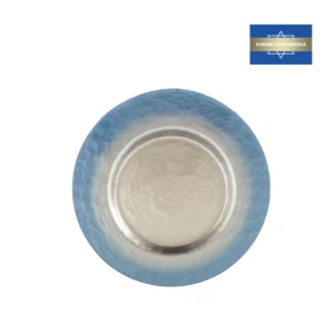 The Blue Silver Hammered Charger Plate