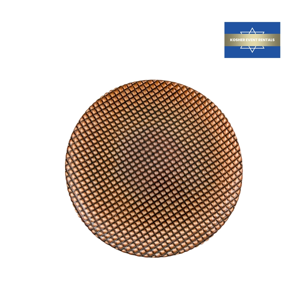 The Bronze Bee Hive Charger Plate
