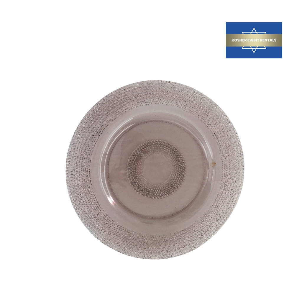 The Lilac Pebble Charger Plate