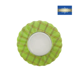 The Plaid Border Verde Charger plate