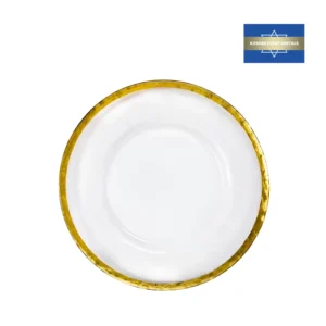 Thin Gold Rim Charger Plate