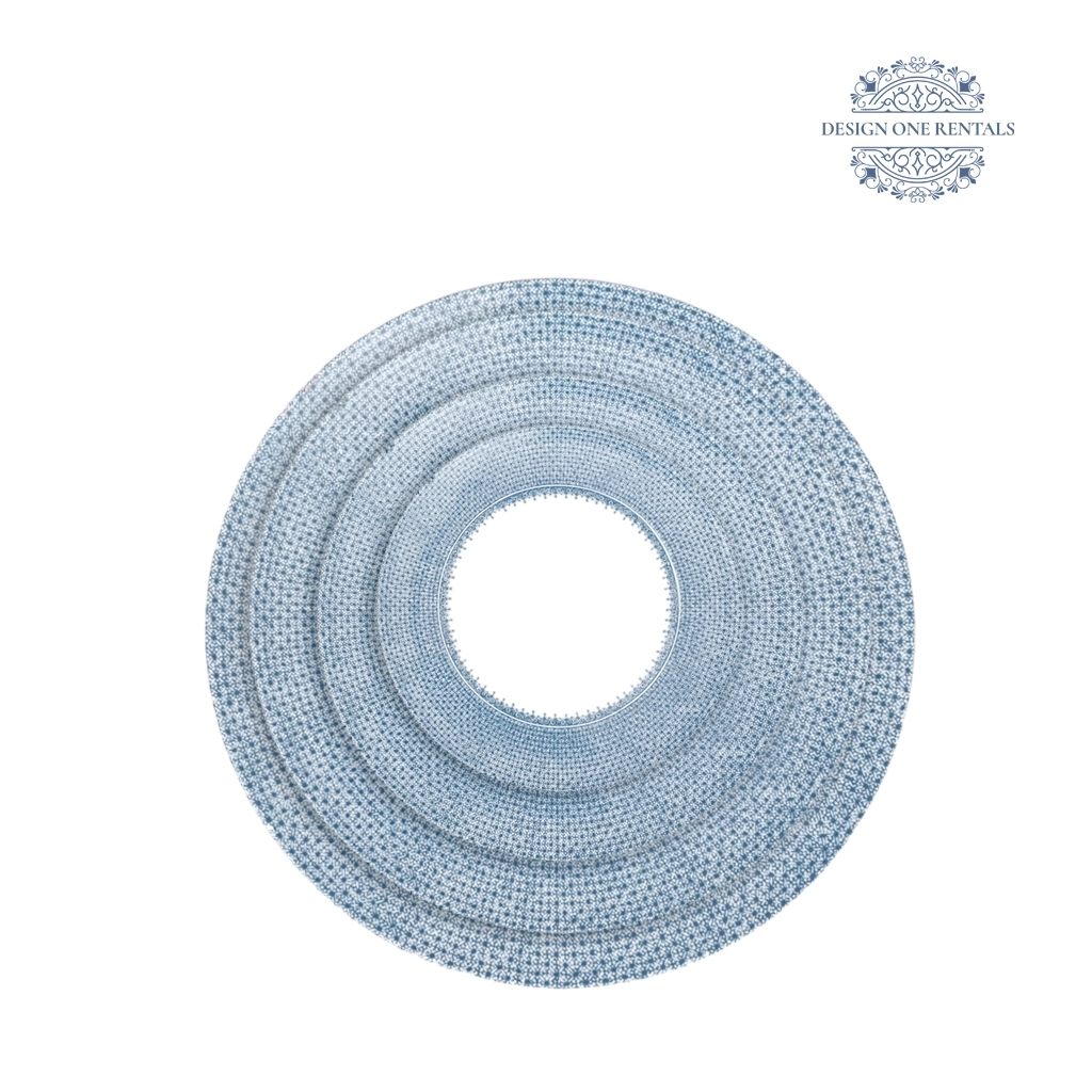 Trieste Blue Collection Dinner Plate