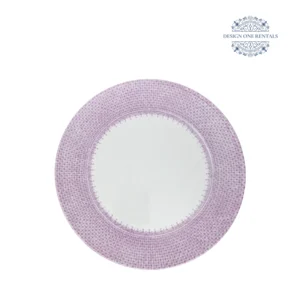 Trieste Purple Charger Plate
