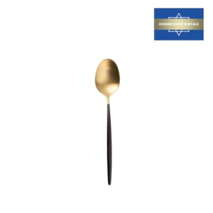 Two Tone Black and Champagne Teaspoon
