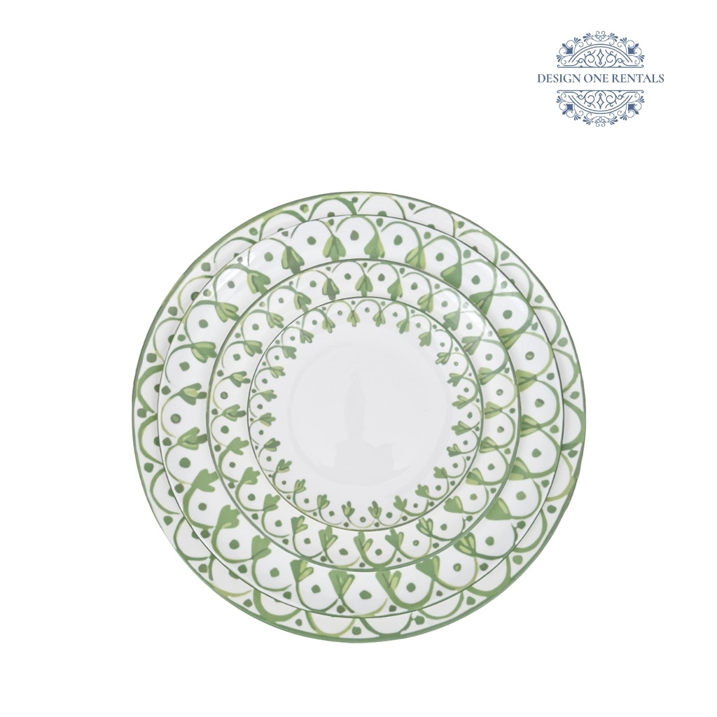 linea verde collection dinner plates