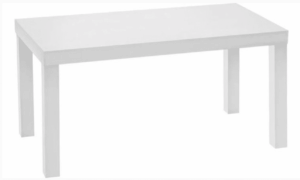 White Wood Dining Table