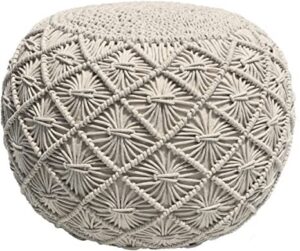 Macrame Pouf