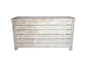 7’ White Wash Buffet