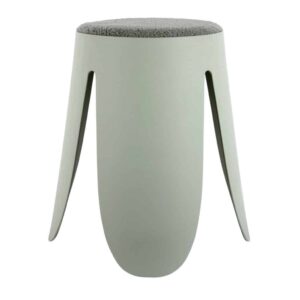 Petal Grayed Jade Ottoman - Big