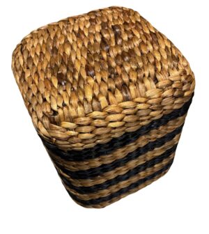 Square Wicker Stool/Side Table