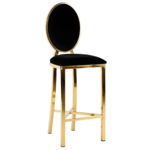 Kaya Black Barstool