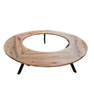 Oak Serpentine Table