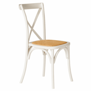 White X-Back Chair