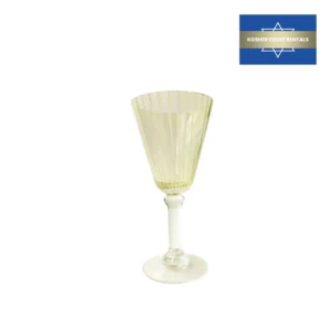 Lime Starlight Water Wine Glass