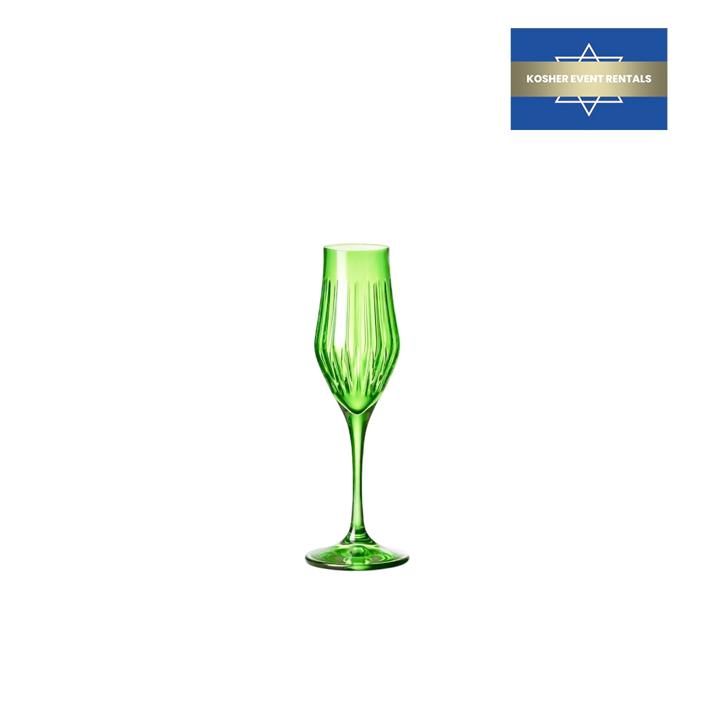Timeless Tulip Green Champagne Flute