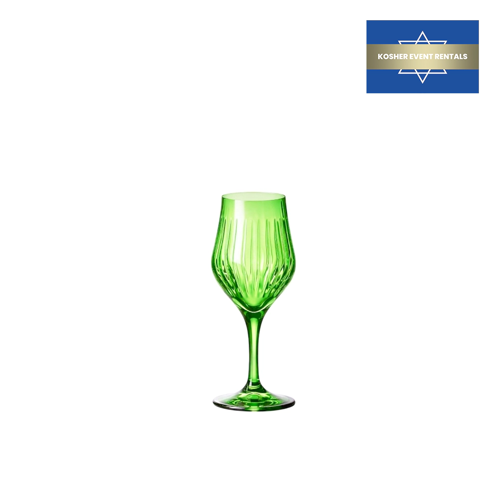 Timeless Tulip Green White Wine Glass