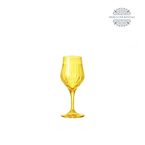 Timeless Tulip Yellow White Wine Glass