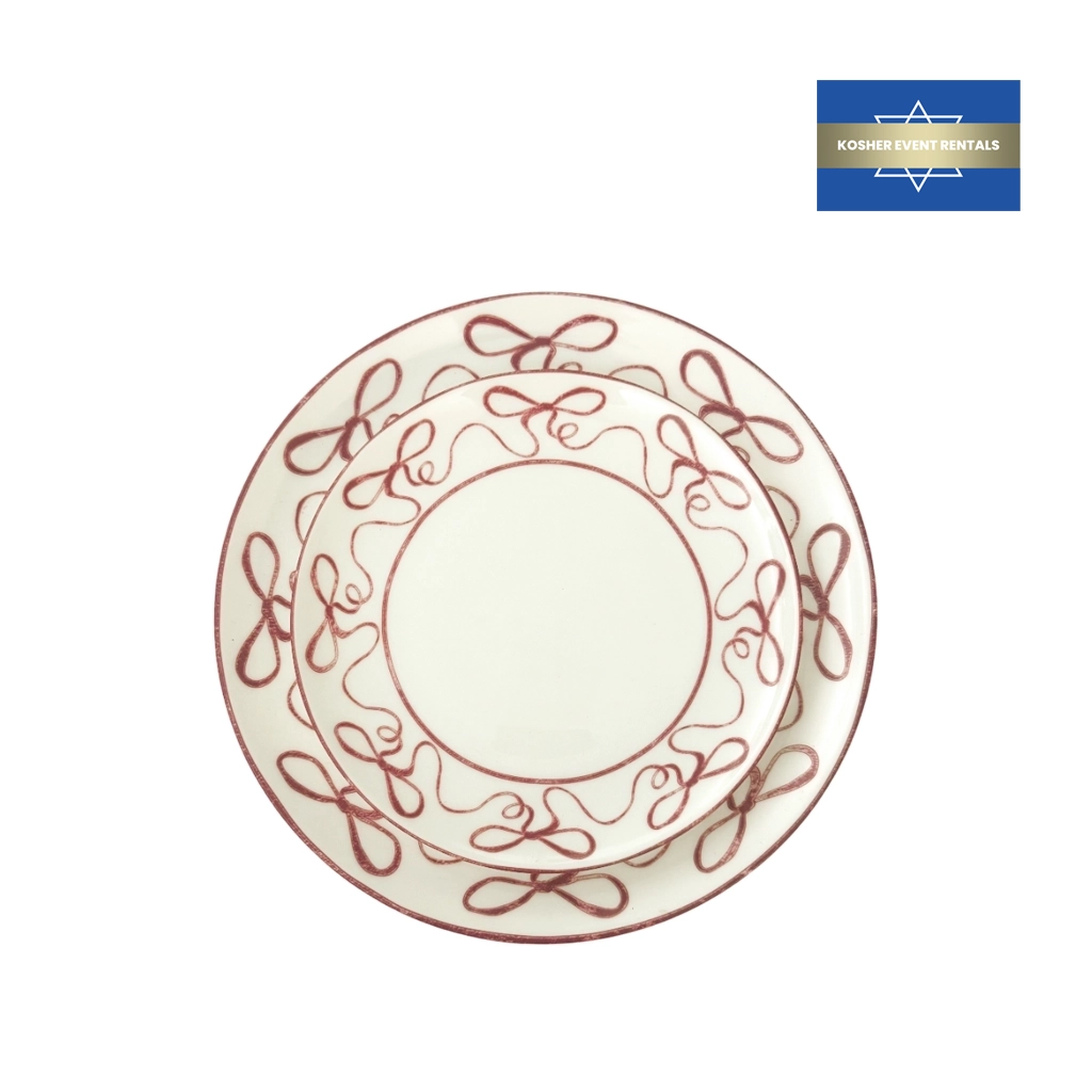 Red Bow Collection China Plate